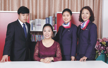 Group photo of Mr. Lin and his staff